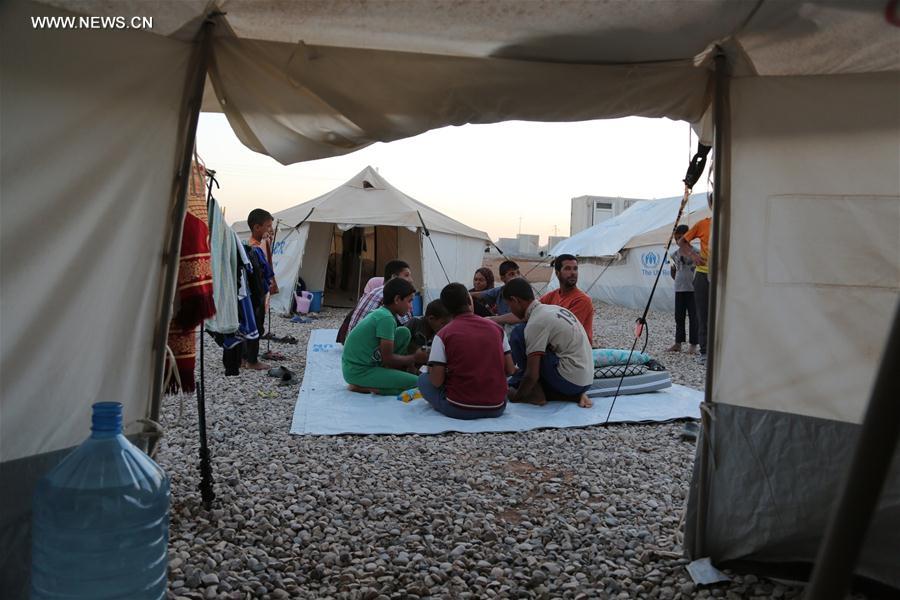 الصورة: غياب طقوس رمضان في مخيمات النازحين من الموصل