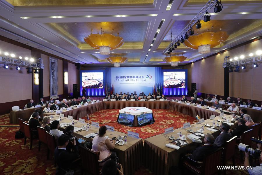 （XHDW）（1）金砖国家媒体高端论坛开幕式在京举行