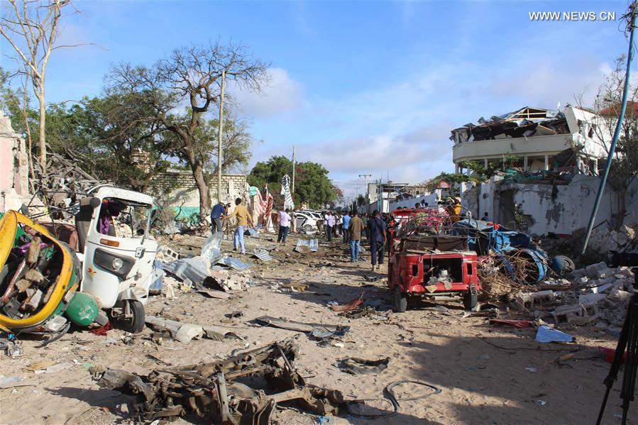 （国际）（1）索马里摩加迪沙发生爆炸袭击事件