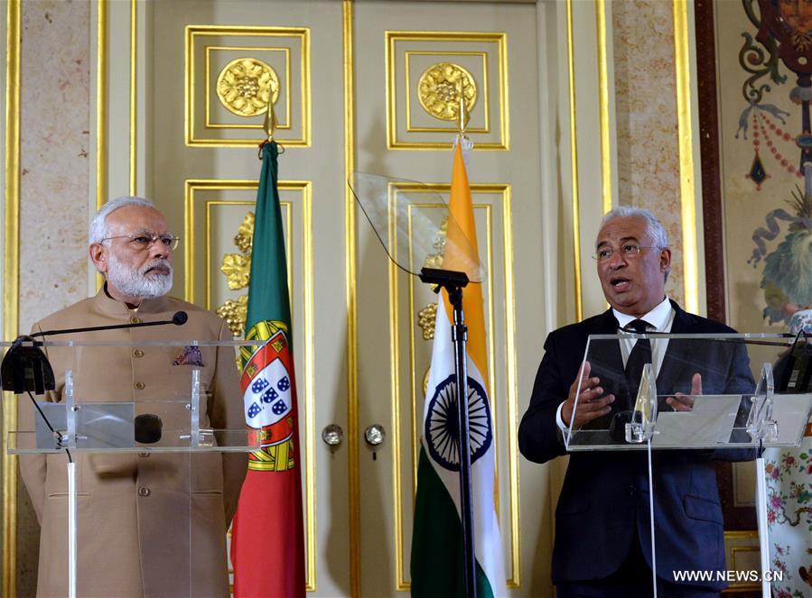 （国际）（1）葡印总理表示要加强两国经贸科技合作