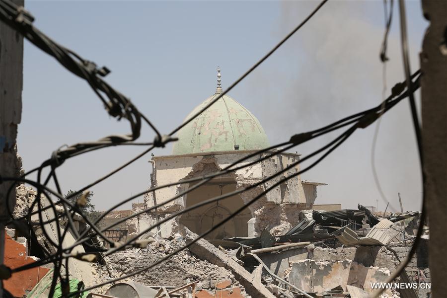 （国际）（1）伊拉克军队收复摩苏尔努里清真寺
