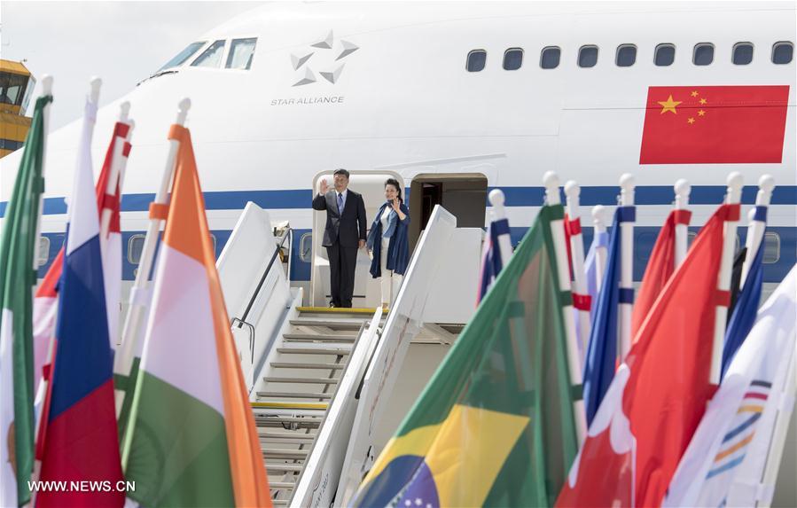 （XHDW）（1）习近平抵达德国汉堡出席二十国集团领导人第十二次峰会