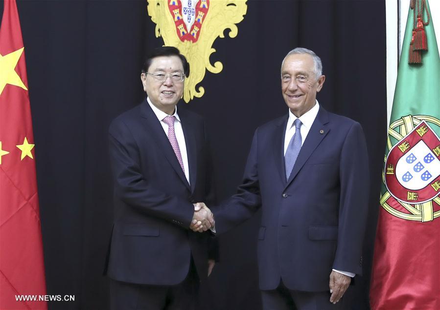 （时政）（1）张德江对葡萄牙进行正式友好访问