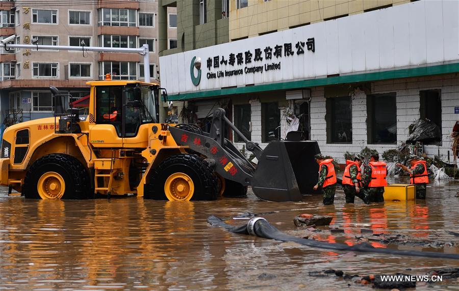 （突发事件）（6）强降雨致吉林永吉县城内涝