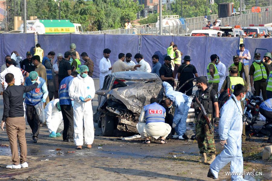 （国际）（4）巴基斯坦拉合尔发生自杀式炸弹袭击