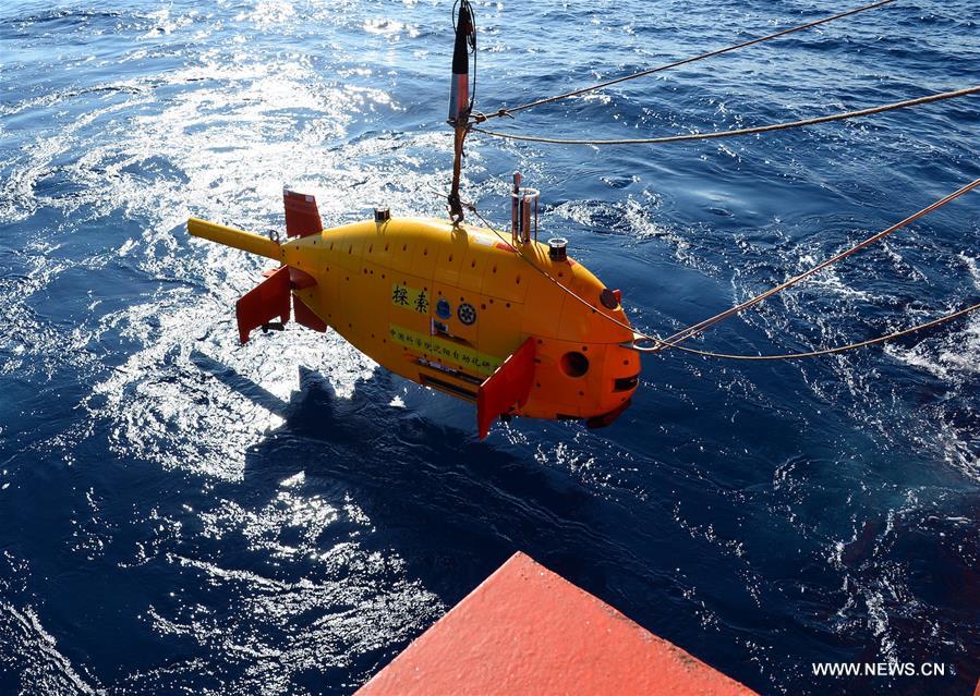 （科技）（5）“探索”号自治式水下机器人在南海开展首次试验性应用