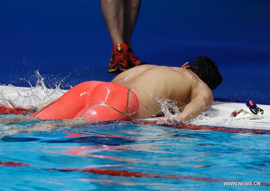 （游泳世锦赛）（7）游泳——男子200米自由泳：孙杨夺冠