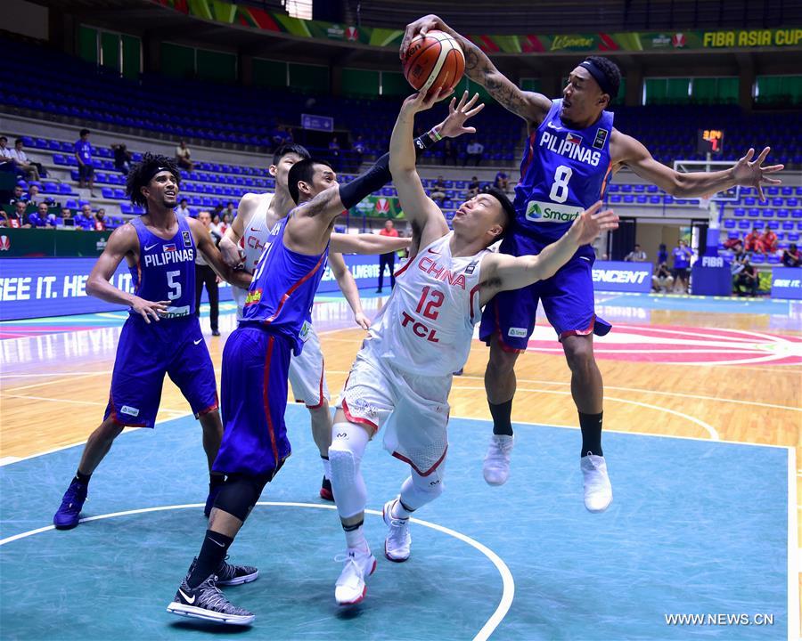 （体育）（6）篮球——男篮亚洲杯：中国负菲律宾