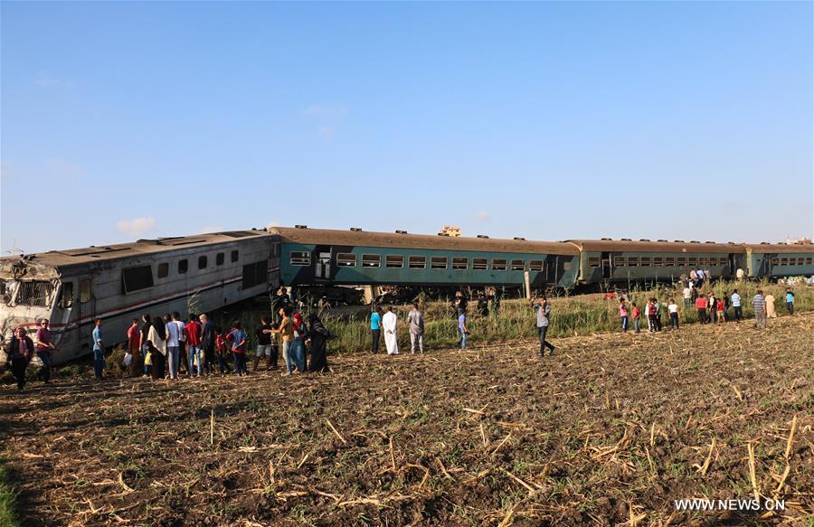 （国际）（3）埃及发生火车相撞事故造成至少36人死亡