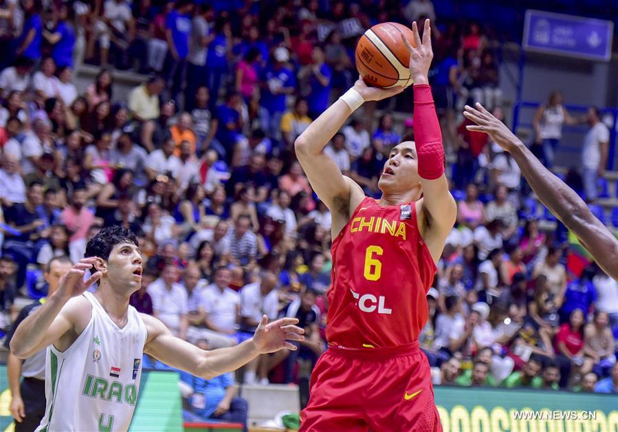 （体育）（4）篮球——男篮亚洲杯小组赛：中国胜伊拉克