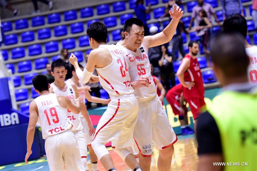 （体育）（1）篮球——男篮亚洲杯：中国队晋级八强