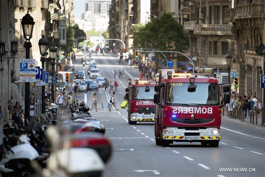 （国际）（8）西班牙巴塞罗那恐袭造成13死80伤