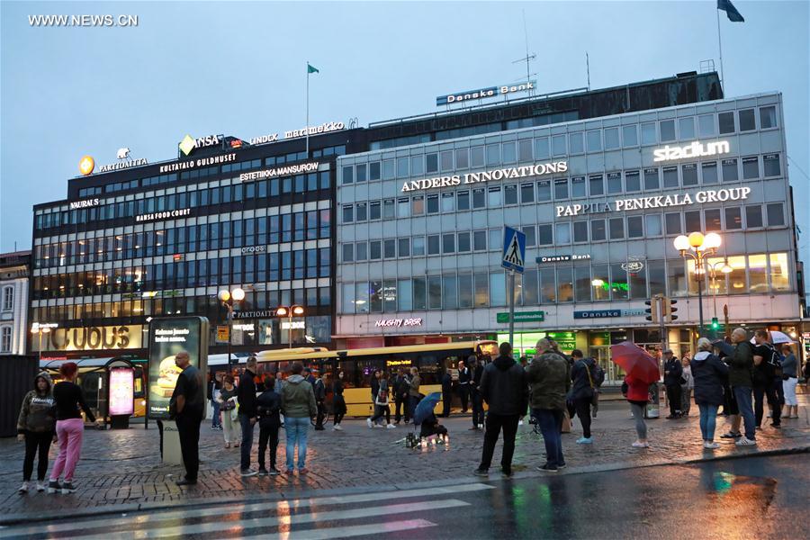 （国际）（4）芬兰图尔库市发生持刀行凶事件2死8伤