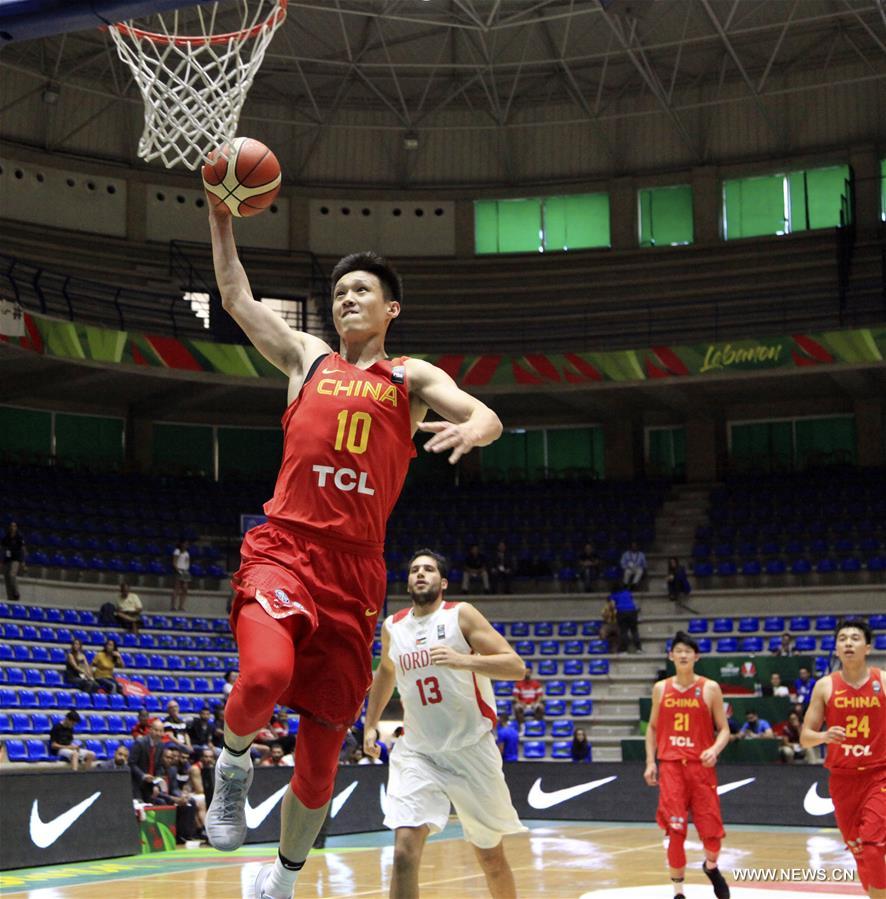 （体育）（1）篮球——男篮亚洲杯：中国胜约旦