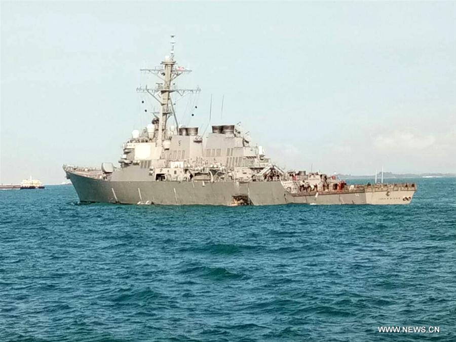 （国际）（2）马来西亚和新加坡参与搜救美军舰失踪船员