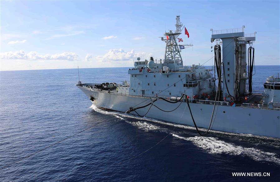 （国际·图文互动）（3）中国海军远航访问编队在印度洋展开实弹演练
