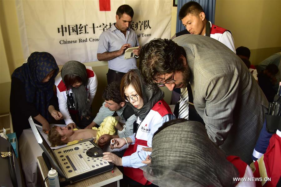 （国际·图文互动）（1）中国红基会“一带一路”大病患儿人道救助计划启动阿富汗行动