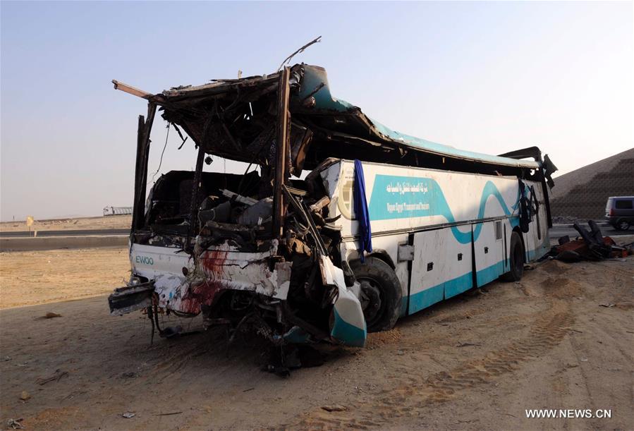 （国际）（2）埃及汽车相撞事故造成至少14人死亡
