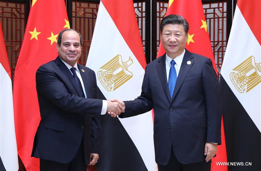 （厦门会晤）习近平会见埃及总统塞西