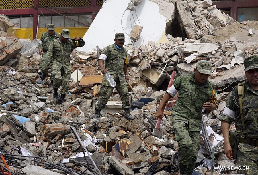 （国际）（1）墨西哥地震遇难人数升至58人