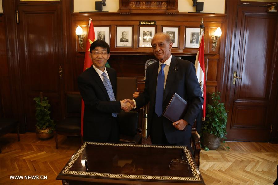 EGYPT-CAIRO-BANKS-CHINA-LOAN DEALS-SIGNING