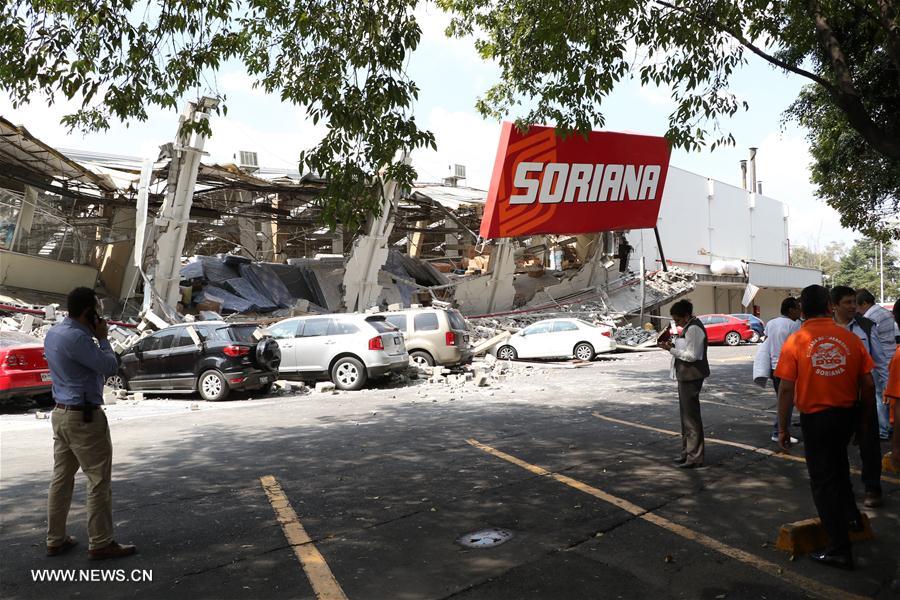 （国际）（8）墨西哥中部地震遇难人数升至120人