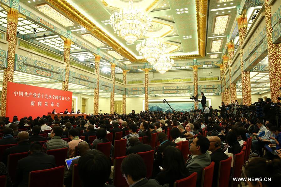 (CPC)CHINA-BEIJING-CPC NATIONAL CONGRESS-PRESS CONFERENCE (CN)