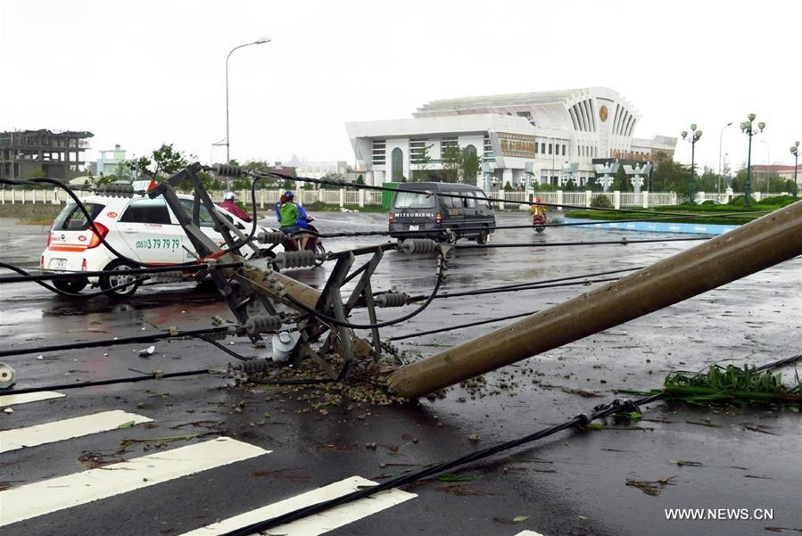 （国际）（6）台风“达维”登陆越南中部11人死亡