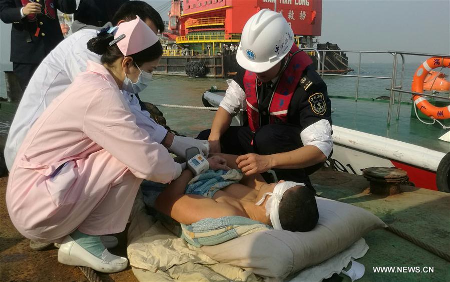 （突发事件后续）（2）珠江口货船碰撞事故12名失踪船员中已有7人获救