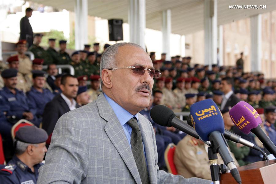 （国际）（2）消息人士称也门前总统萨利赫被胡塞武装打死