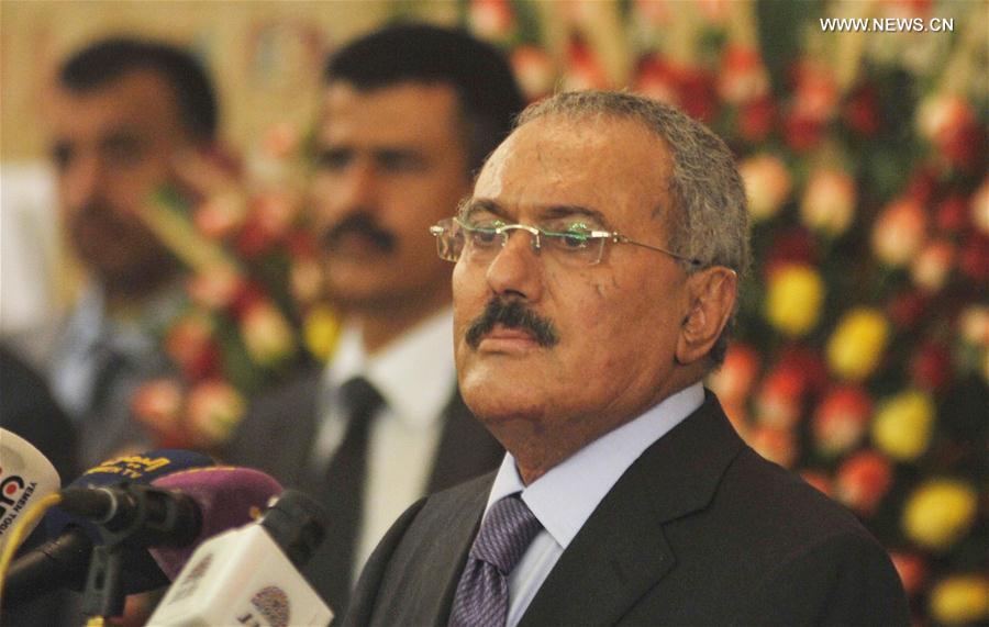 （国际）（1）消息人士称也门前总统萨利赫被胡塞武装打死