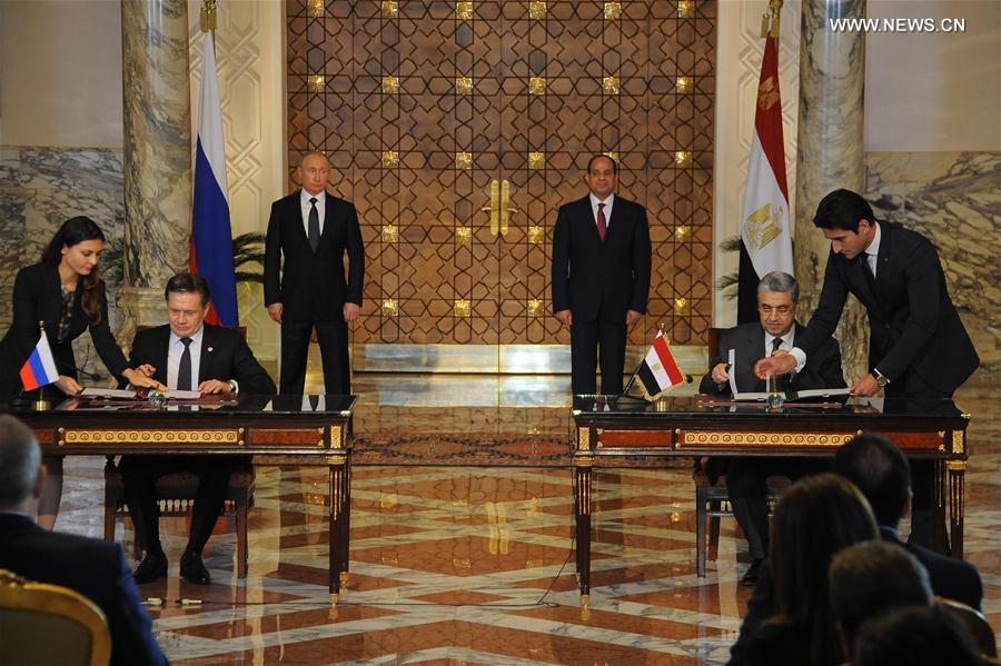 EGYPT-CAIRO-RUSSIA-PUTIN-VISIT