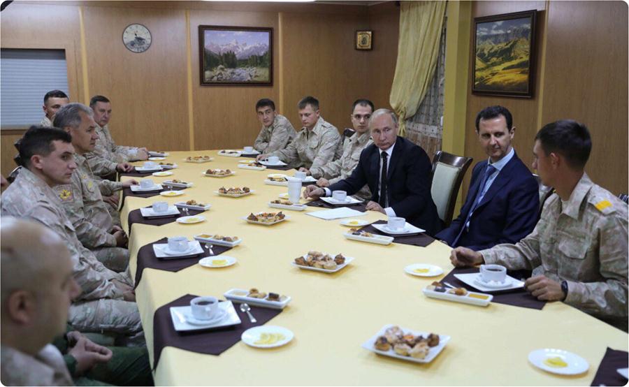 SYRIA-LATAKIA-BASHAR AL-ASSAD-RUSSIA-VLADIMIR PUTIN-MEETING