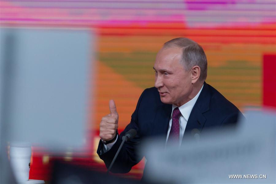（国际）（1）俄总统普京说俄经济在明显改善