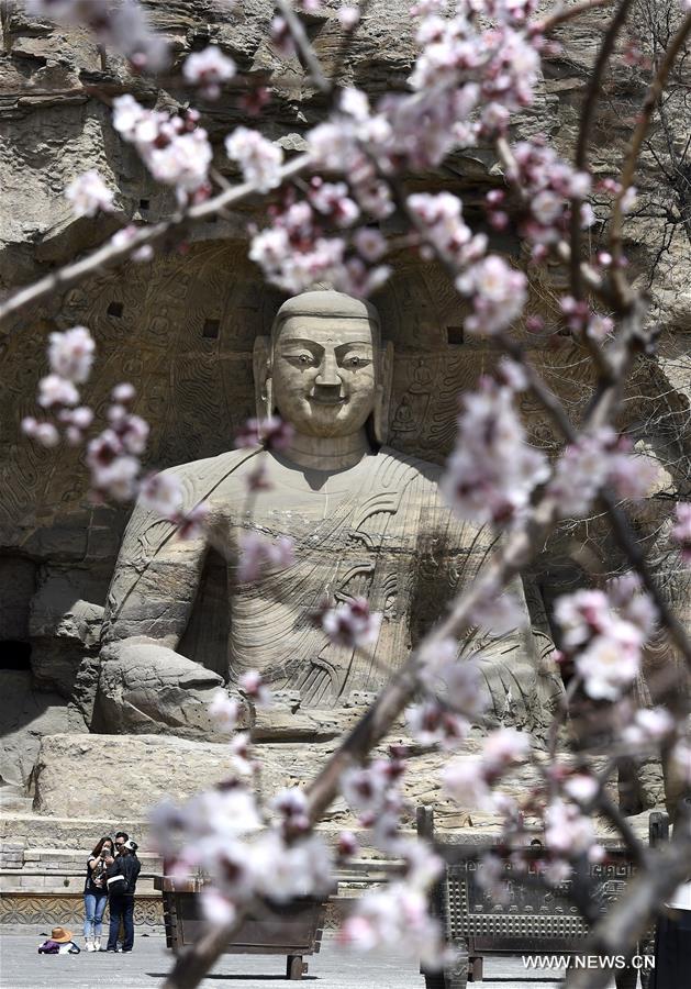 الصورة: عرض تماثيل بوذية بنيت بتكنولوجيا الطباعة ثلاثية الأبعاد في شرقي الصين 