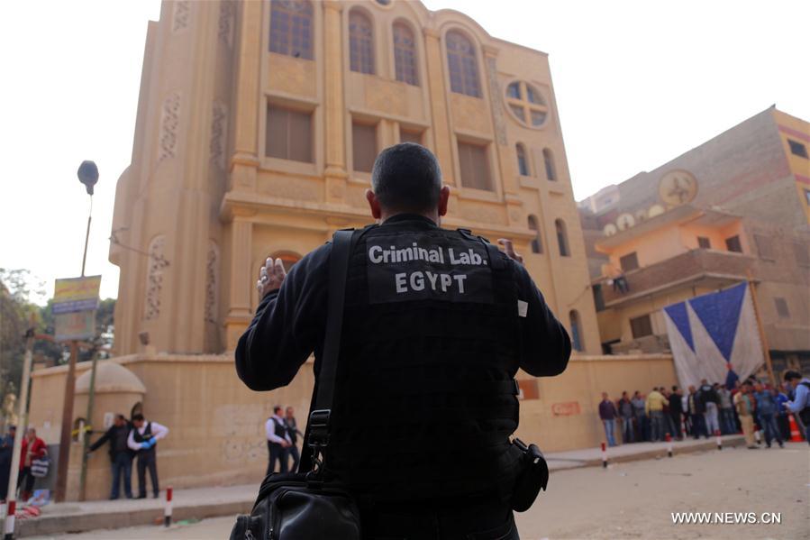 （国际）（3）埃及首都一教堂遇袭至少10人死亡