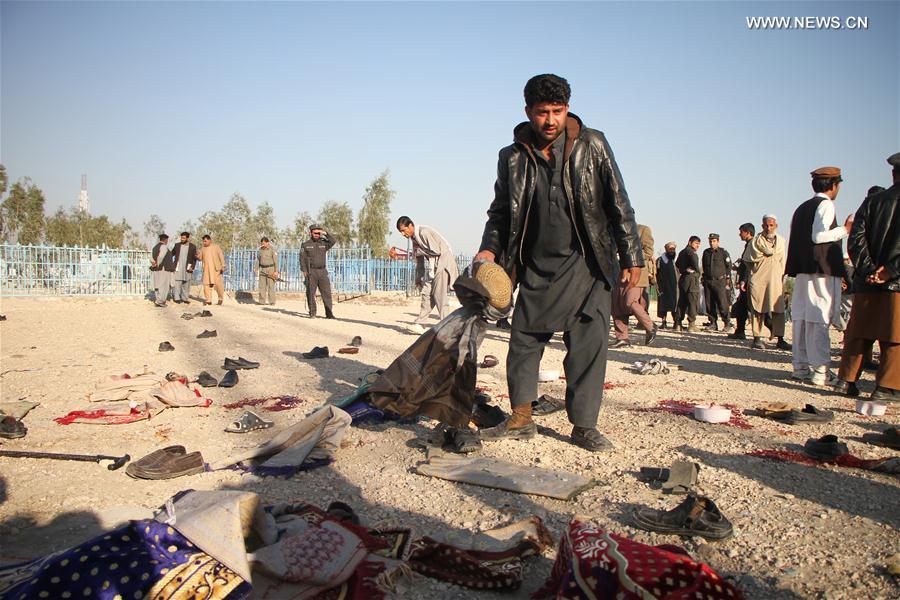 （国际）（4）阿富汗东部自杀式袭击导致28人死伤