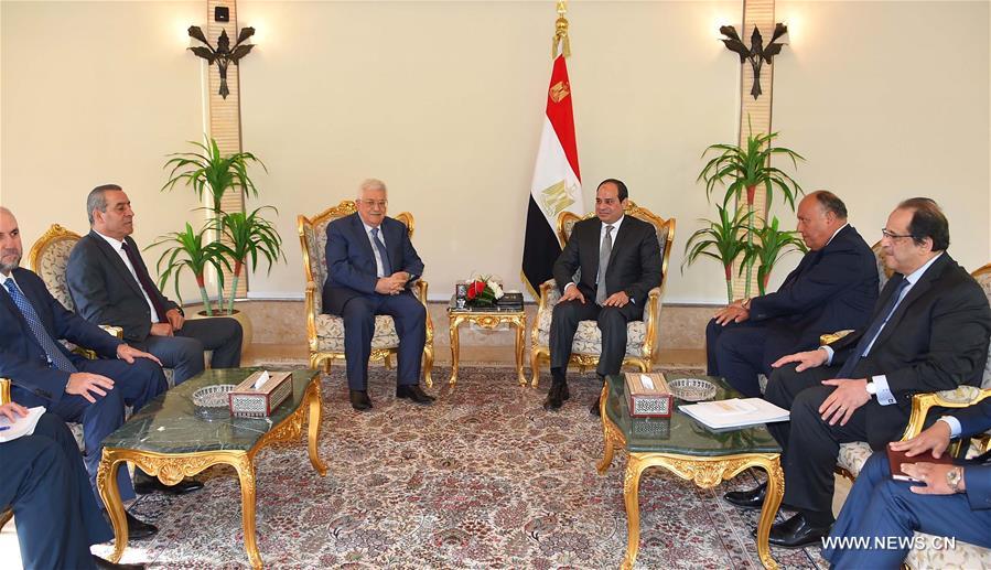 EGYPT-CAIRO-SISI-PALESTINIAN PRESIDENT-ABBAS-MEETING