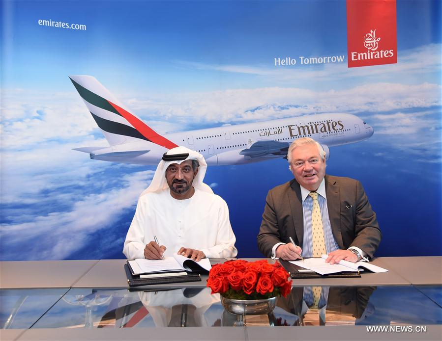 （XHDW）阿联酋航空订购36架空客A380客机