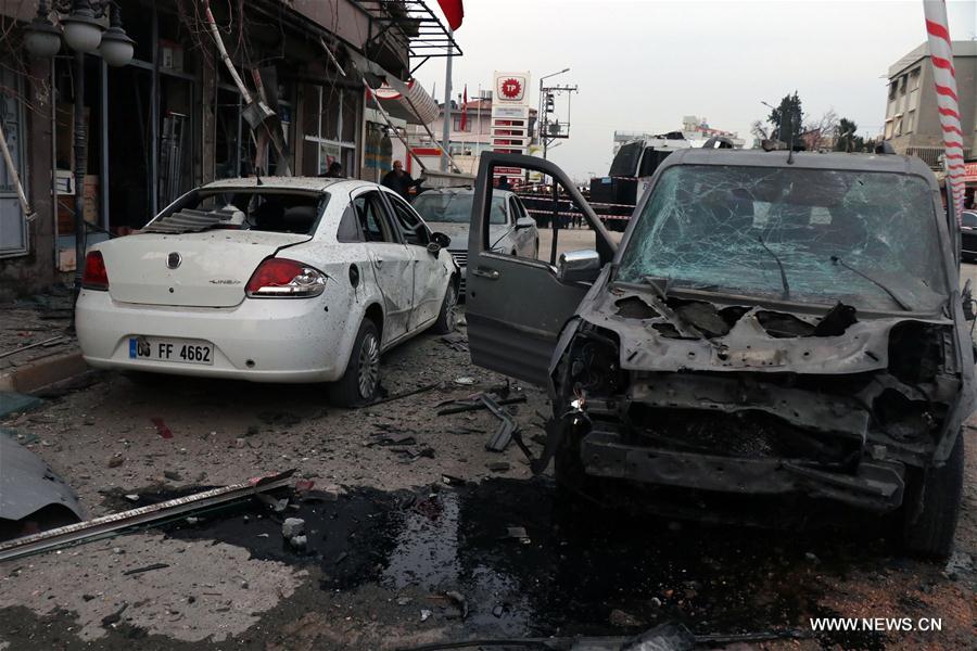 （国际）（3）土耳其边境城市遭火箭弹袭击1死32伤