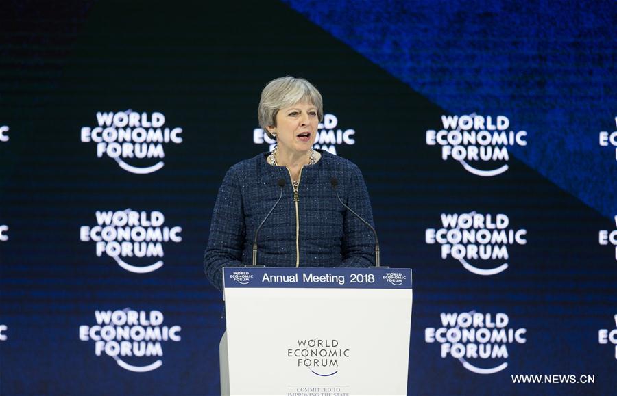 （国际）（1）英国首相表示支持自由贸易和全球规则体系