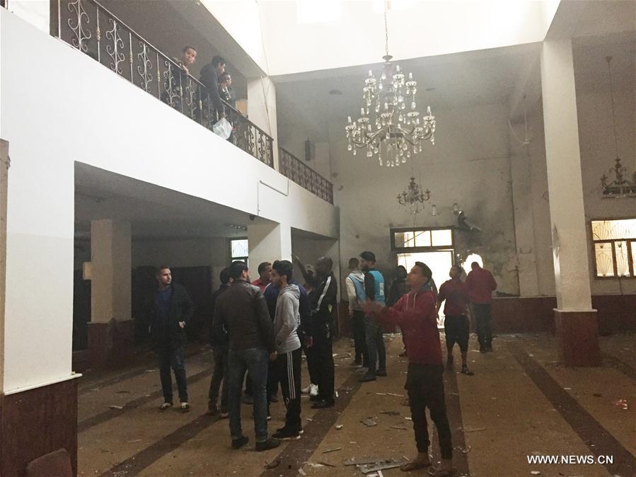 （国际）（1）利比亚城市班加西一清真寺内发生爆炸致多人伤亡