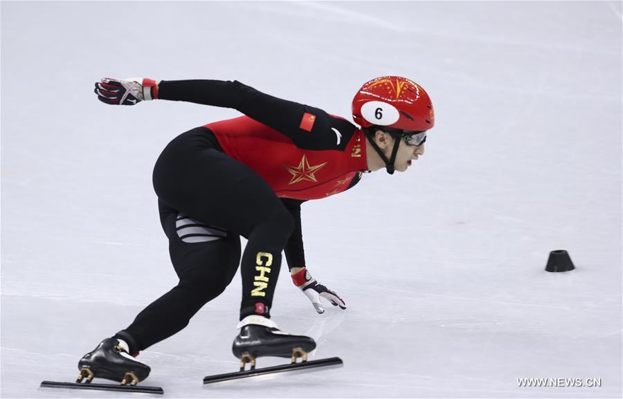 （冬奥会）（2）短道速滑——男子500米预赛：武大靖晋级四分之一决赛