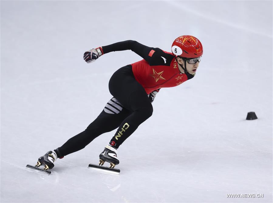 （冬奥会）（1）短道速滑——男子500米预赛：武大靖晋级四分之一决赛