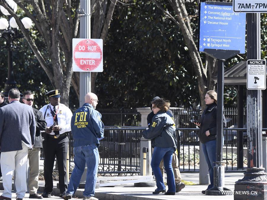 （国际）（2）美国特勤局说一名男子在白宫附近开枪自伤