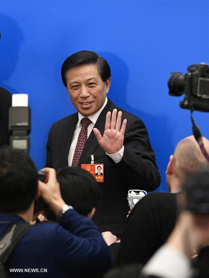 الصورة: المؤتمر الصحفي للدورة الأولى للمجلس الوطني الـ13 لنواب الشعب الصيني