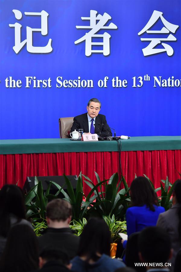 （两会·XHDW）（5）外交部部长王毅就“中国的外交政策和对外关系”答记者问