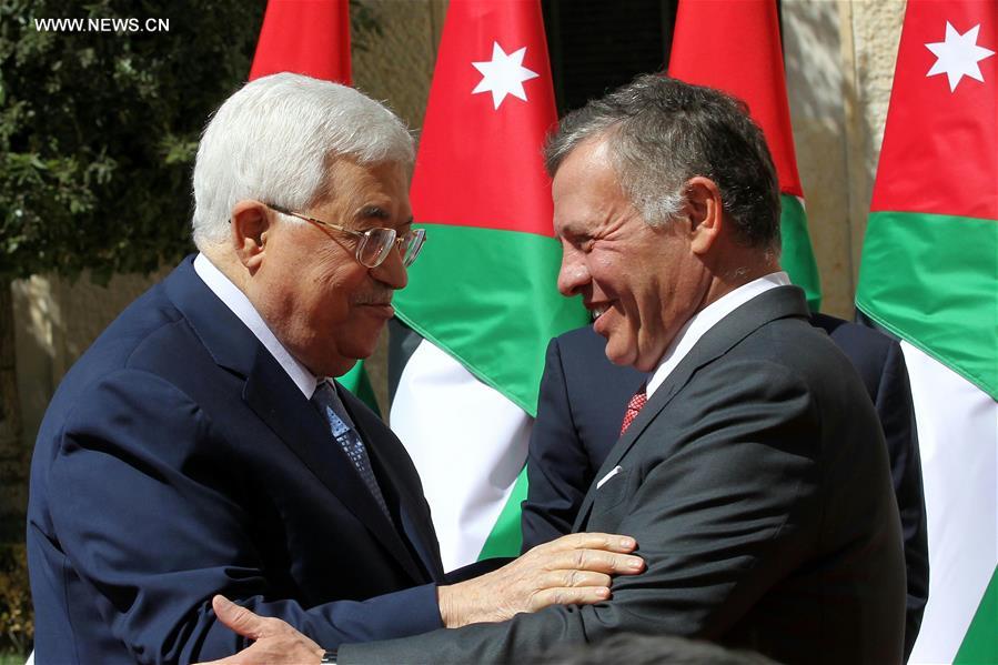 الصورة: العاهل الأردني والرئيس الفلسطيني يبحثان آخر المستجدات على صعيد القضية الفلسطينية