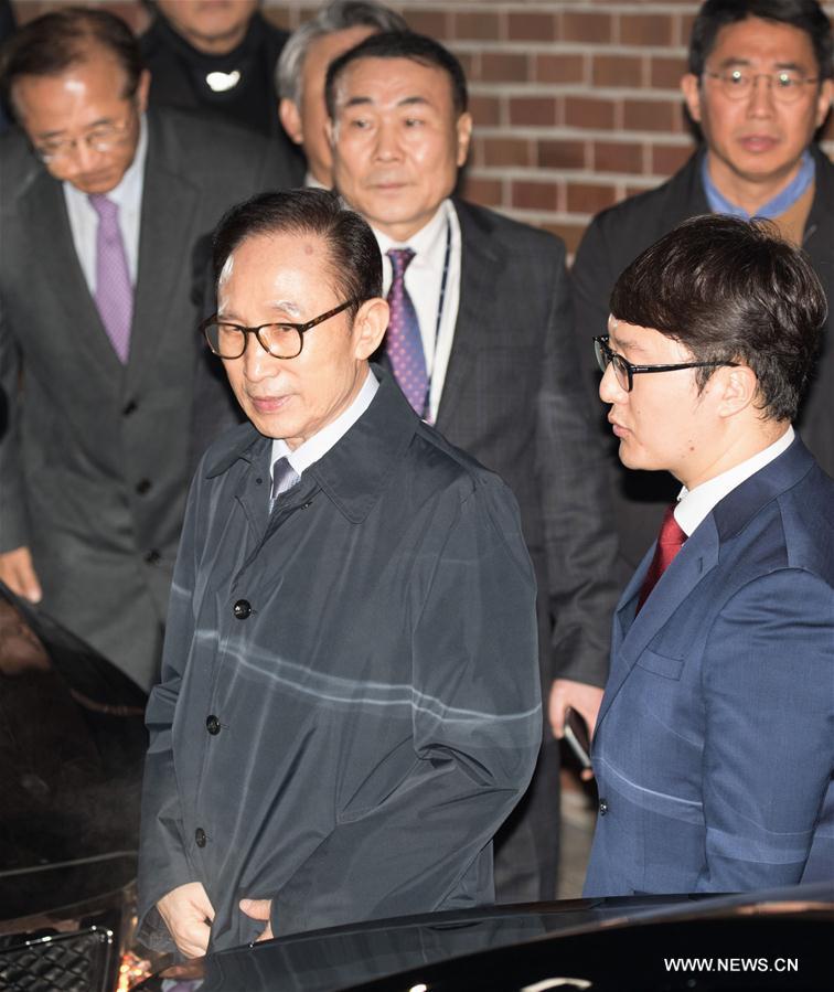 （国际）（1）韩国法院批捕前总统李明博