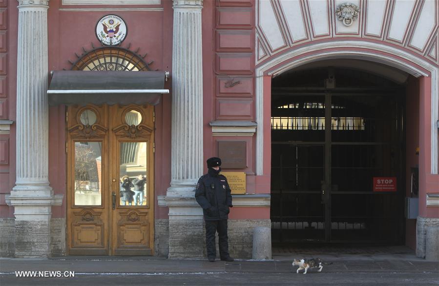 （国际）（3）俄罗斯宣布将驱逐60名美国外交官